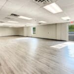 An interior shot of the 1502 18th St showroom area.