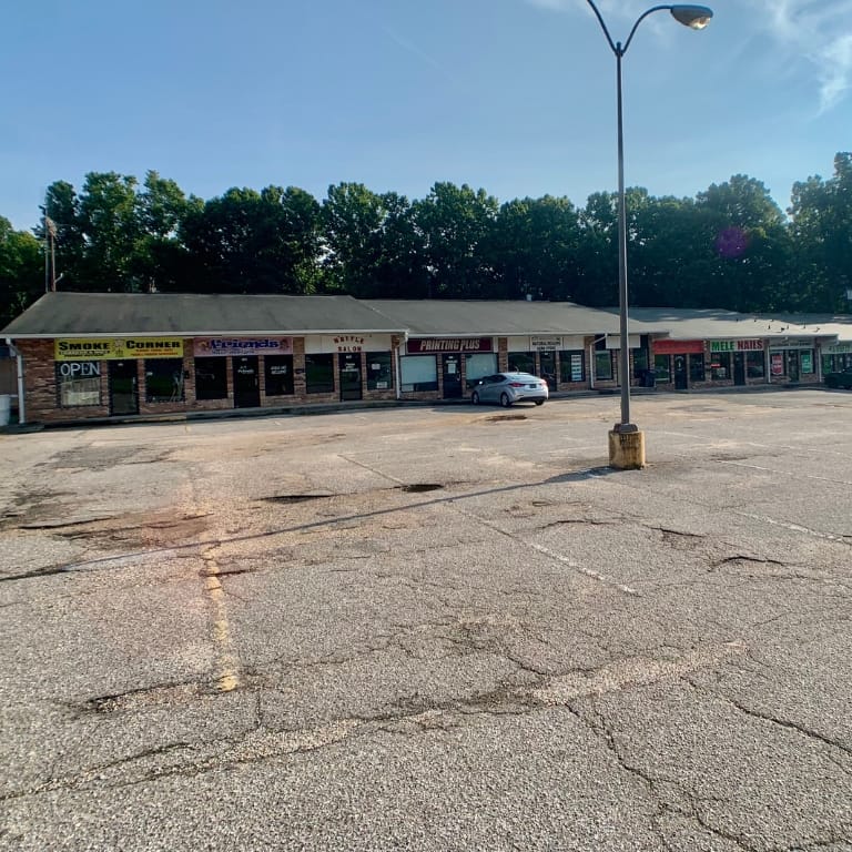 Vestavia Plaza before being turned.