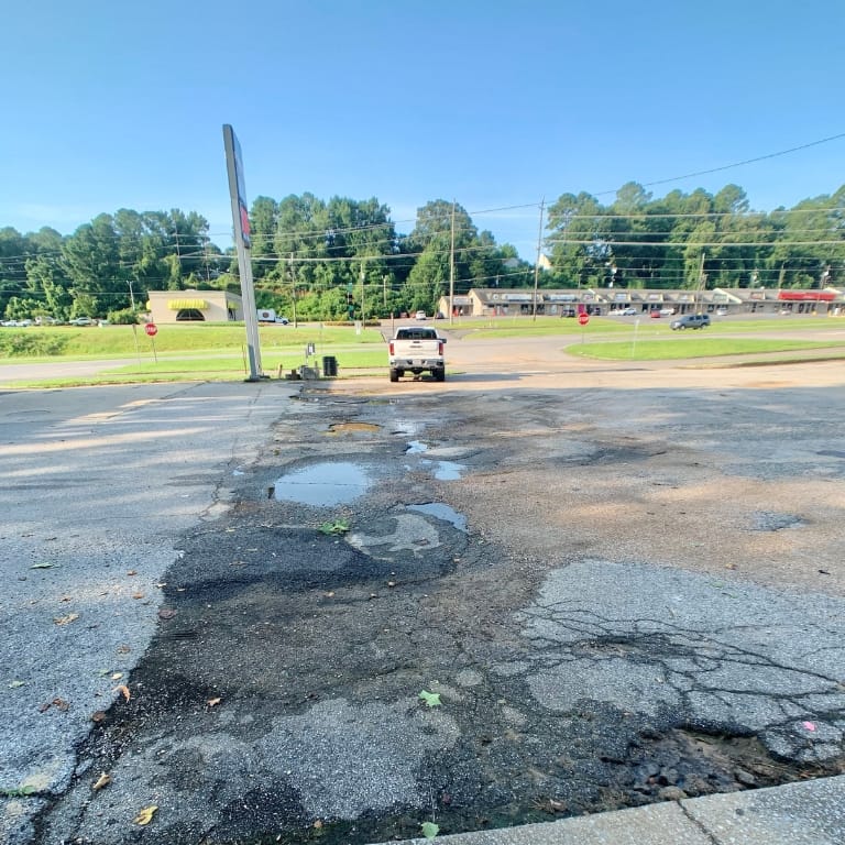 Vestavia Plaza before being turned.