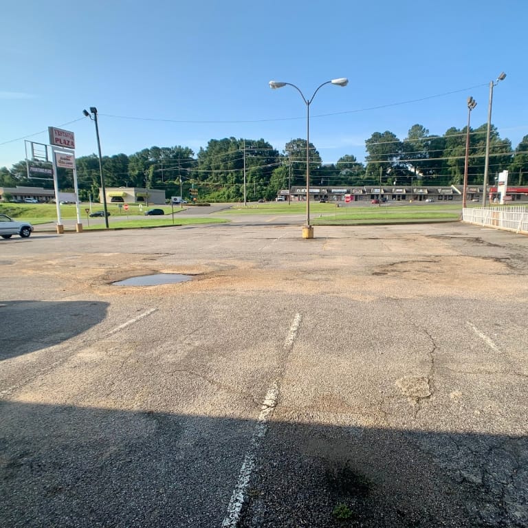 Vestavia Plaza before being turned.